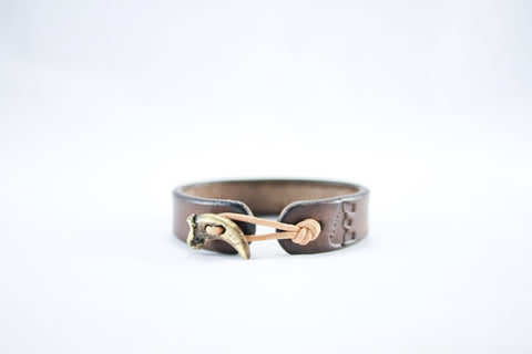 Brass Wolf Claw Cuff