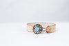 Sterling/ Turquoise Concho Cuff